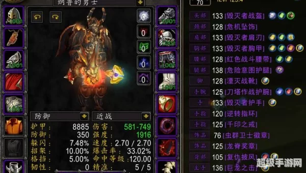 狂暴战属性